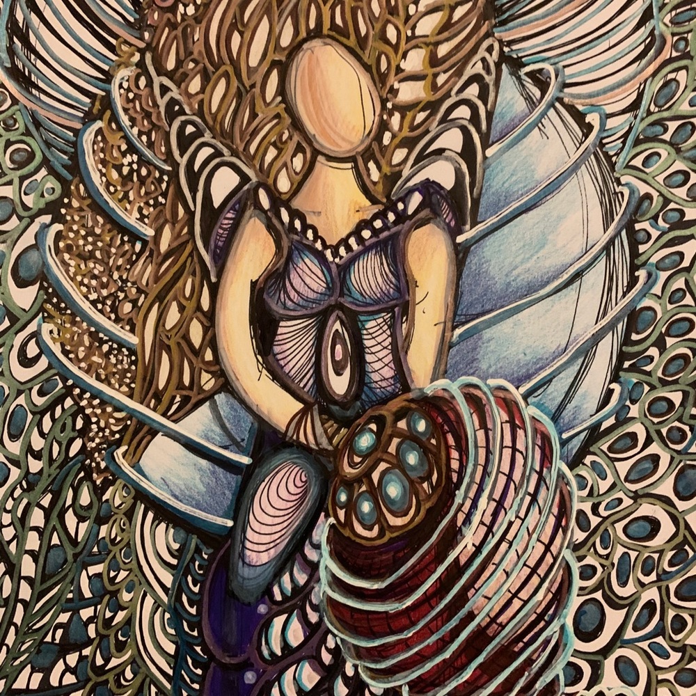 Impact. A print of my original painting.